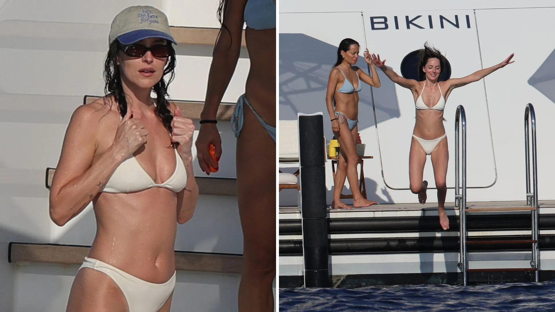 Dakota Johnson relaksuje się na Ibizie. Wciąż ma figurę jak w „50 twarzach Greya”?!