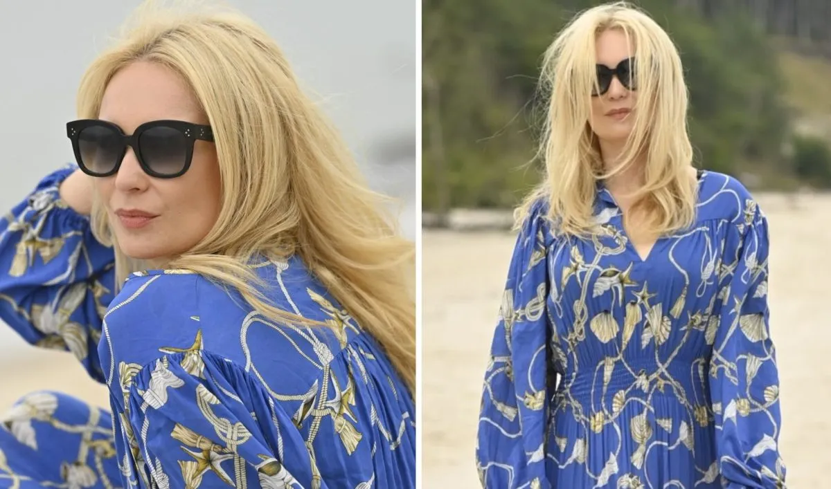 Marta Dąbrowska odpoczywa po Festiwalu Gwiazd! Pojawiła się w eterycznych stylizacjach na pustej plaży (FOTO)