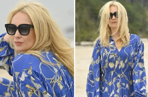 Marta Dąbrowska odpoczywa po Festiwalu Gwiazd! Pojawiła się w eterycznych stylizacjach na pustej plaży (FOTO)