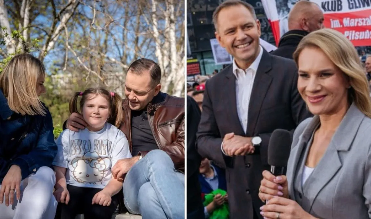 Karol Nawrocki z dala od polityki. Tak spędza czas z żoną i córką