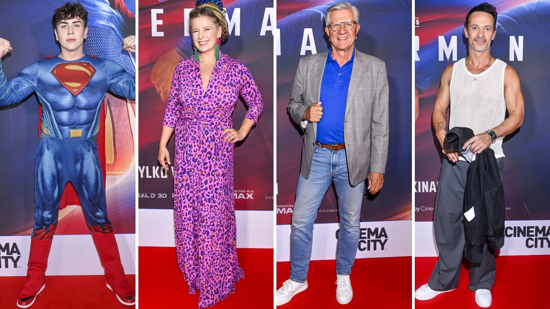 Premiera filmu „Superman”. Zmysłowa Powierza kusi w fiolecie. Glinka za to stonowana!