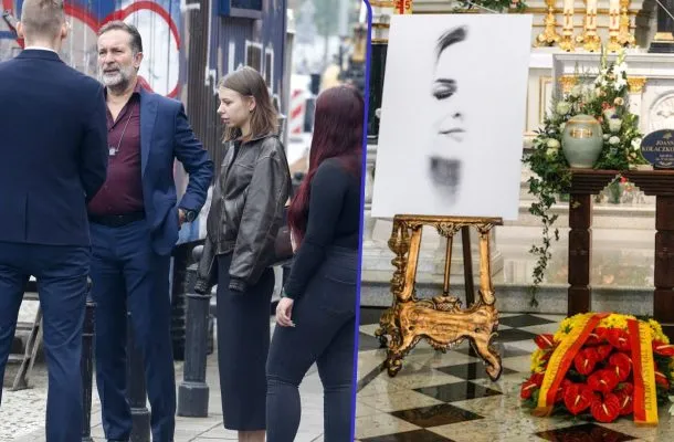Córka i bliscy na pogrzebie Joanny Kołaczkowskiej. Tak potraktował ich duchowny