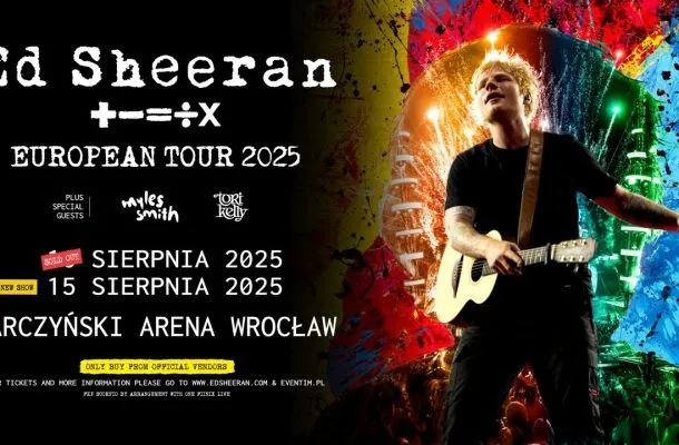 Ed Sheeran wraca do Polski! Dwa koncerty we Wrocławiu i nowy album „Play” na horyzoncie