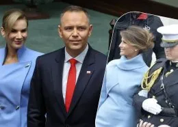 Marta Nawrocka w przepięknej kreacji  na zaprzysiężeniu męża. Zainspirowała się Melanią Trump i Jacqueline Kennedy