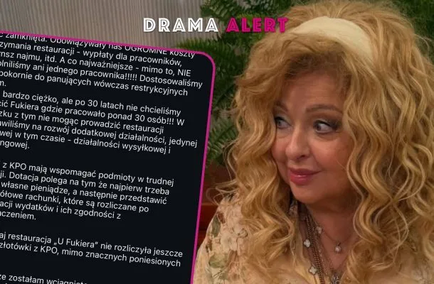 Magda Gessler wciągnięta w aferę z KPO. Restauratorka zabrała głos