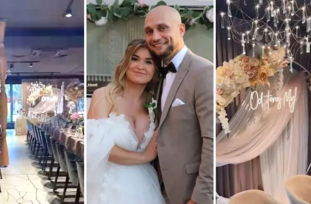 Bajkowy ślub Klaudii i Valentyna z „Rolnik szuka żony”! Fajerwerki, złote akcenty i telefon z życzeniami (FOTO)