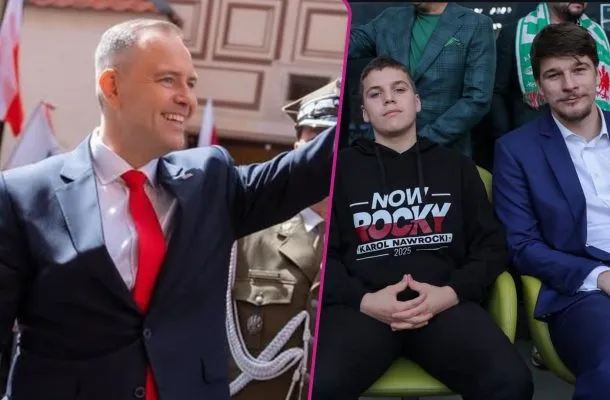 Karol Nawrocki z synami na meczu Lechii Gdańsk. Do sieci trafiło prywatne zdjęcie (FOTO)