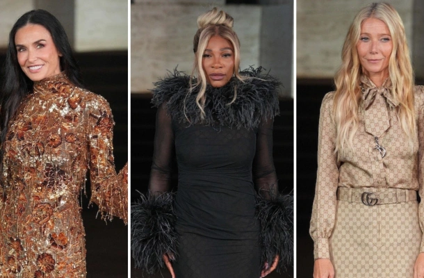 Gwiazdy opanowały Mediolan na Fashion Weeku. Demi Moore, Serena Williams, Gwyneth Paltrow, Lila Moss…
