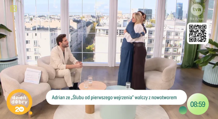 dramat Adriana Szymaniaka. Trwa zbiórka na leczenie! Jego żona wzruszyła widzów w „Dzień Dobry TVN