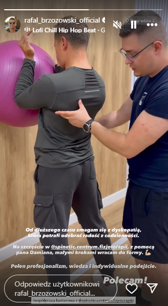 Rafał Brzozowski walczy z bólem! Choroba kręgosłupa odebrała mu radość z życia