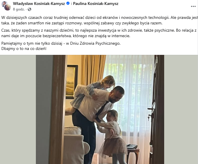 Rodzinny kadr Władysława Kosiniaka-Kamysza poruszył sieć!