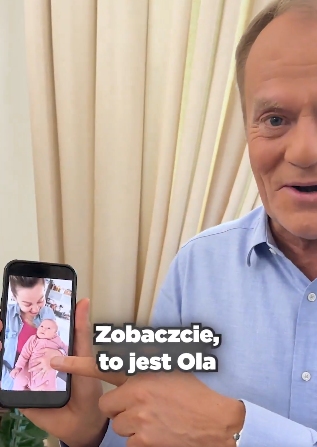 Donald Tusk: mam kolejną wnuczkę, jak Boga kocham