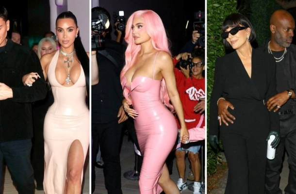 Famila Kardashianek podbija kosmetyczny event Kylie! Była też Hailey i córki Diddy’ego (FOTO)