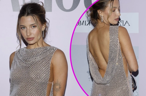 Julia Wieniawa jak aniołek Victoria’s Secret! Jej prześwitująca kreacja odsłoniła niemal całe ciało