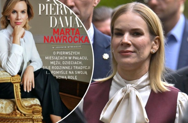 Ekspertka od wizerunku oceniła pierwszą okładkę Marty Nawrockiej. Ma jedno zastrzeżenie (FOTO)