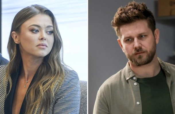 Rozwód Opozdy i Królikowskiego. Antek przyszedł z Izą. Na miejscu policja