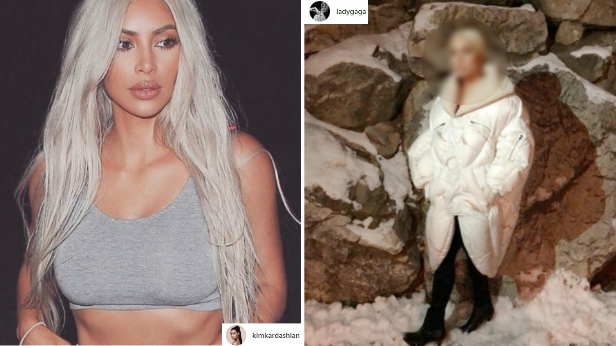 Oburzeni fani Lady Gagi oskarżają ją o kopiowanie Kim Kardashian! Wyglądają… Oburzeni fani Lady Gagi oskarżają ją o kopiowanie Kim Kardashian! Wyglądają…