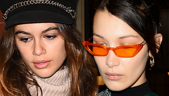 Ups! Podwójna wpadka! Kaia Gerber i Bella Hadid w takich samych spodniach! Ups! Podwójna wpadka! Kaia Gerber i Bella Hadid w takich samych spodniach!