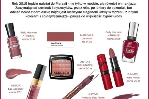 Marsala – kolor roku 2015 w makijażu (FOTO)