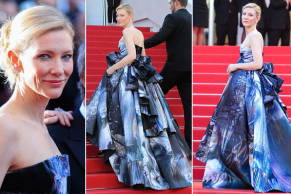 Zachwycająca Cate Blanchett na czerwonym dywanie w Cannes