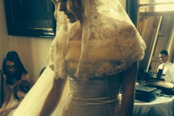 Halina Mlynkova pokazała zdjęcie swojej sukni ślubnej!