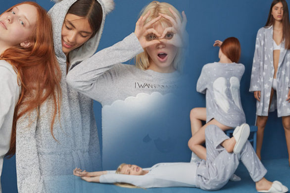 Oysho Blue Night – Młodzieżowe, przeurocze, zabawne piżamki na zimę 2016