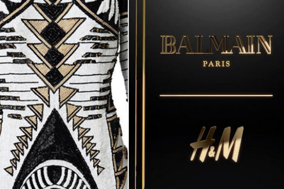 Zaprezentowano kolejną sukienkę z kolekcji Balmain dla H&M