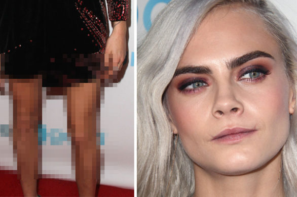 Kiedy Cara Delevingne zakłada minisukienkę, fani zamiast piać z zachwytu…
