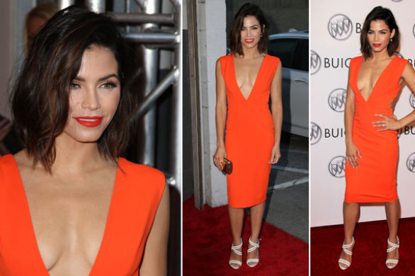 Jenna Dewan w sukience z  bardzo dużym dekoltem (FOTO)