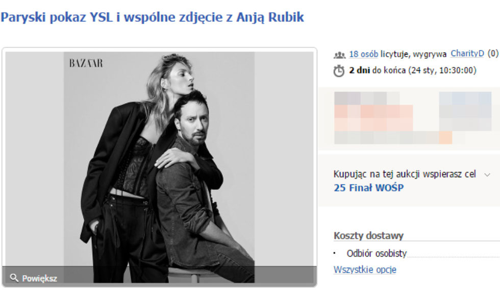 Co tam Jessica Mercedes! Co tam Maffashion! To Anja Rubik bije rekord WOŚP! Co tam Jessica Mercedes! Co tam Maffashion! To Anja Rubik bije rekord WOŚP!