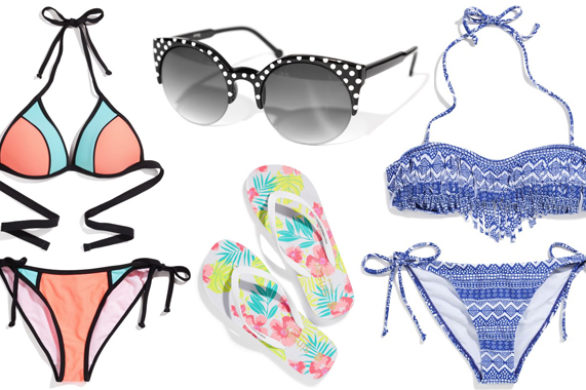 Kostiumy kąpielowe i letnie dodatki w nowej kolekcji Sinsay