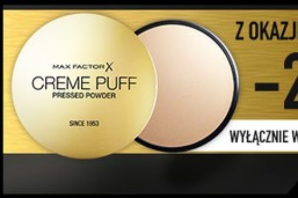 20% mniej na cały asortyment Max Factor