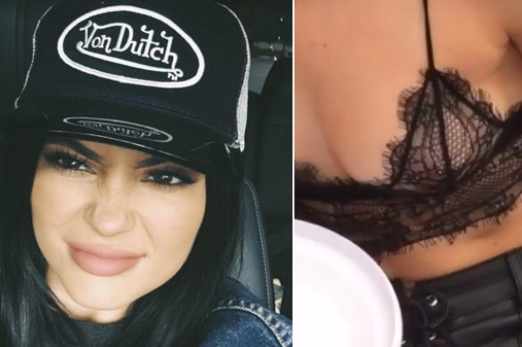 Kylie Jenner pochwaliła się kolczykiem w sutku… Kendall!