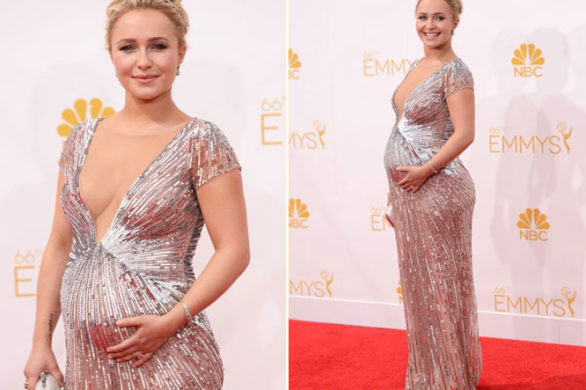 Ciężarna Hayden Panettiere zachwyca w srebrnej sukni! (FOTO)