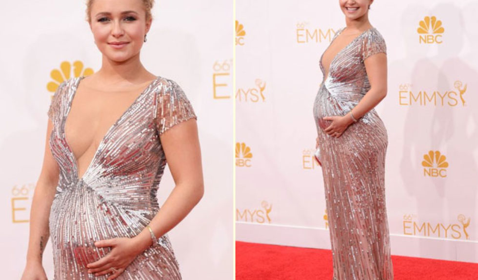 Ciężarna Hayden Panettiere zachwyca w srebrnej sukni! (FOTO) Ciężarna Hayden Panettiere zachwyca w srebrnej sukni! (FOTO)