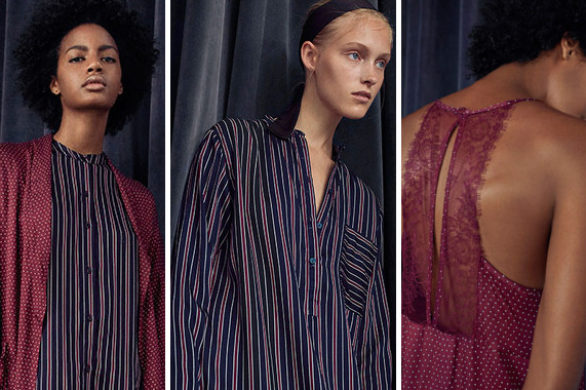 Oysho Classy Burgundy – Klasyczne piżamy na zimę 2016
