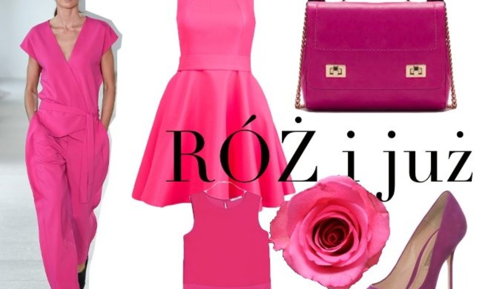 Ubrania i dodatki w kolorze fuksji