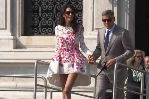 Amal Alamuddin – żona George’a Clooneya dzień po ślubie