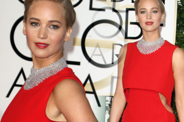 Kreacja Jennifer Lawrence ze Złotych Globów podbija rankingi
