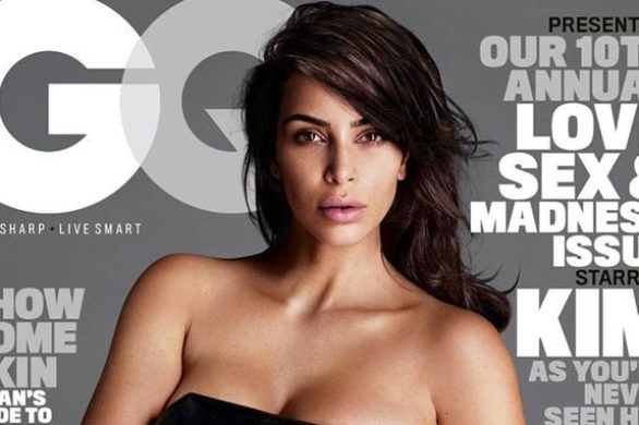 Naga Kim Kardashian na okładce GQ pół roku po urodzeniu dziecka