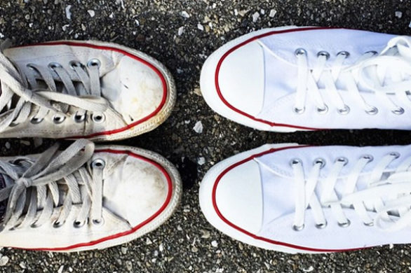 Jak wyczyścić białe Conversy?