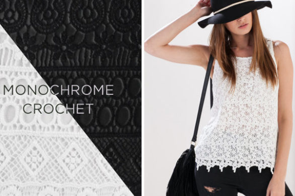 Stradivarius Monochrome Crochet – Czerń i biel na lato