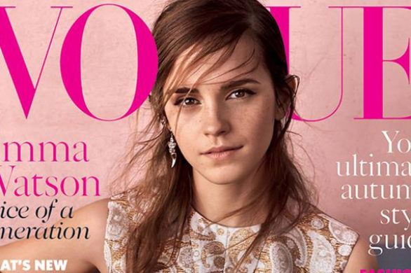 Piękna Emma Watson na okładce brytyjskiego Vogue (FOTO)