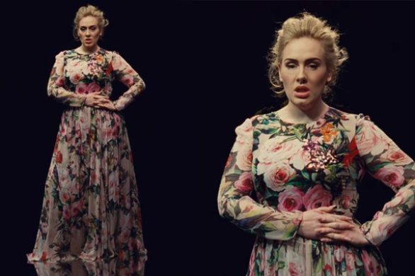 Adele zachwyca w sukience Dolce&Gabbana w najnowszym teledysku