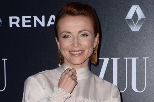 Kasia Zielińska zachwycała w pudrowo-różowej sukience na pokazie Bizuu