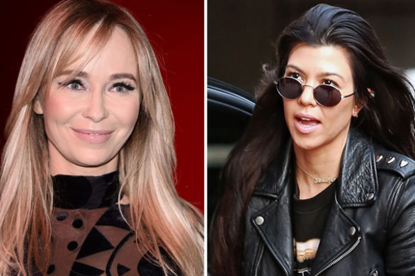 Joanna Przetakiewicz pęka z dumy! Kourtney Kadashian w sukience La Mania