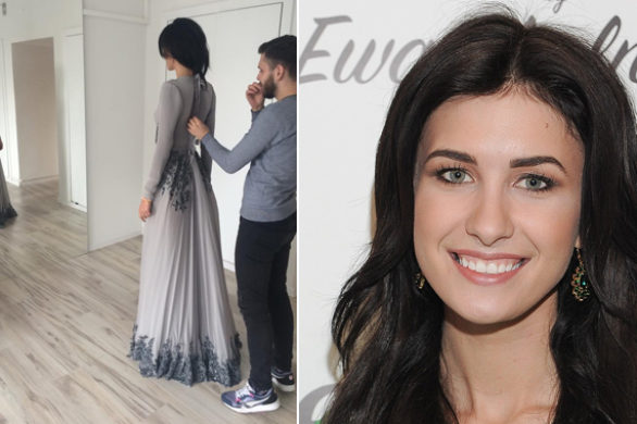 Ewa Mielnicka w sukni PODWIKA na Miss International 2015