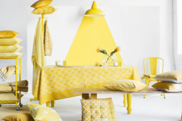 H&M Home Teoria kolorów – Wiosna w domu w żółtym kolorze