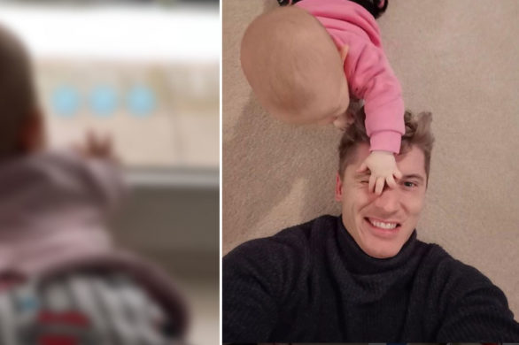 Klara Lewandowska pierwszy raz zobaczyła śnieg – to najbardziej urocze…
