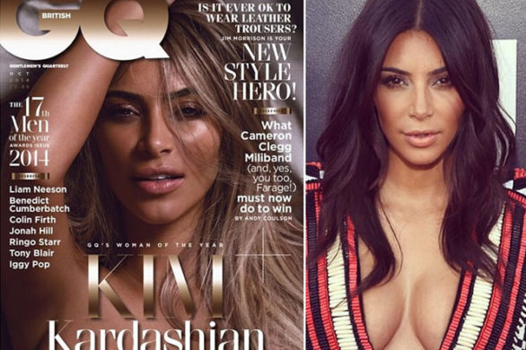 Naga Kim Kardashian na okładce magazynu GQ! (FOTO)